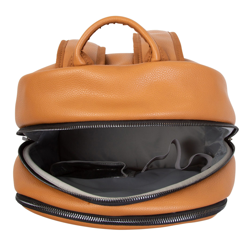 Rucsac infasat Childhome eco-leather maro - imagine 3