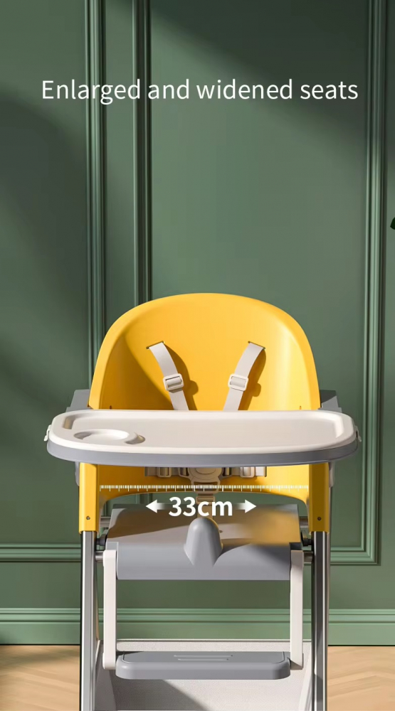 Scaun 2in1 Little Mom cu roti și tavă dublă - imagine 7