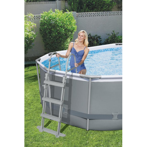 Piscina Ovala Bestway Power Steel 4.27x2.50m