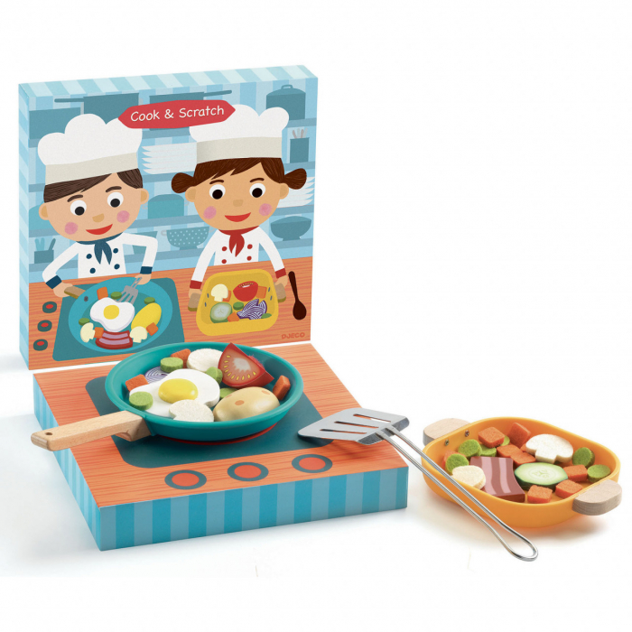 Joc de Gătit Djeco Cook si Scratch