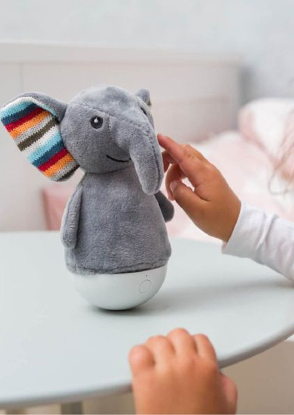 Lampa Veghe Muzicală LED Elefant 7 Culori - imagine 3