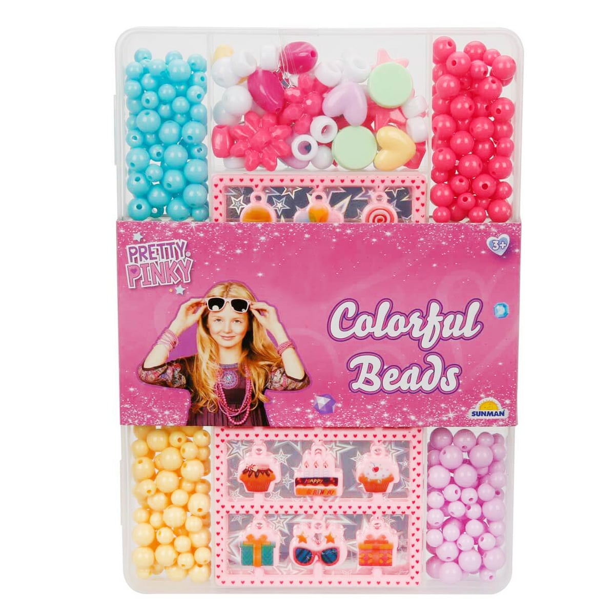 Set Margele Pretty Pinky | Joc Creativ pentru Accesorii