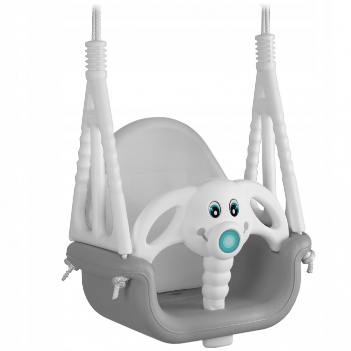 Leagan Ricokids 3in1 Elefant Gri-Alb - imagine 4