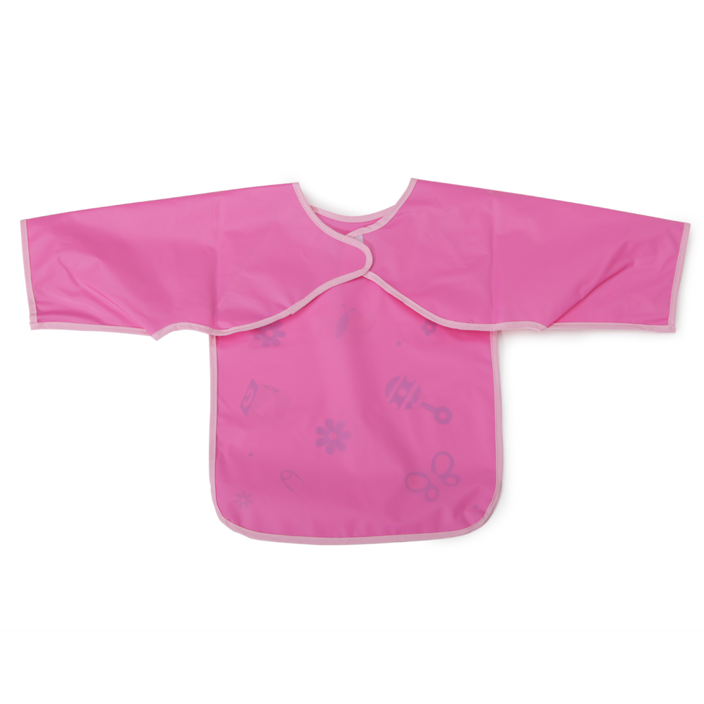 Bavetică Impermeabilă cu Mâneci Piggy Pink Cangaroo