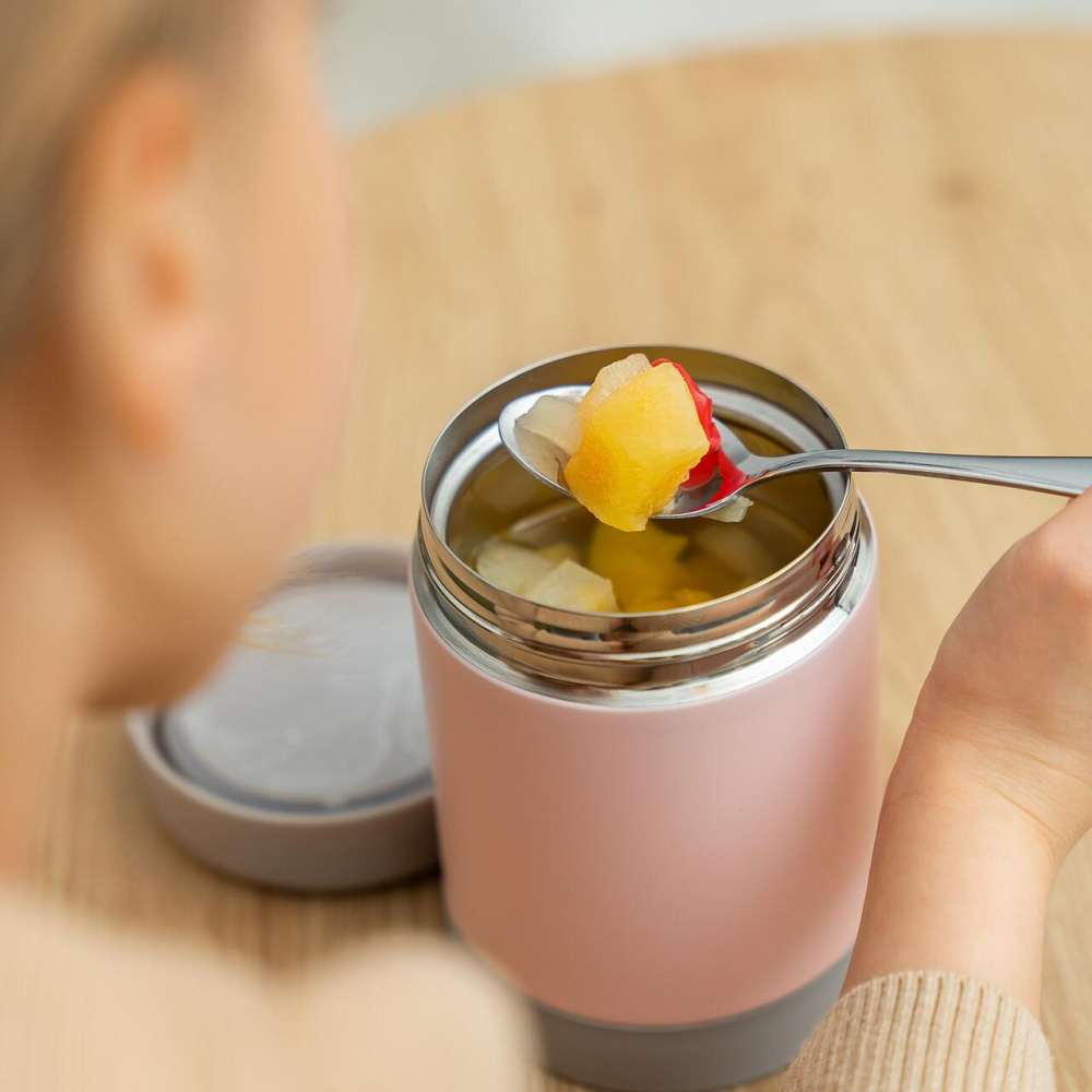 Cutie Termică Reer 300ml Vidată Otel Inoxidabil Roz - imagine 2