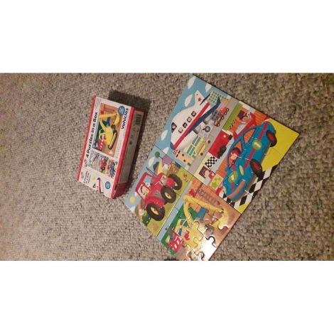 Set 4 Puzzle Vehicule Galt 3-6 Ani - imagine 4