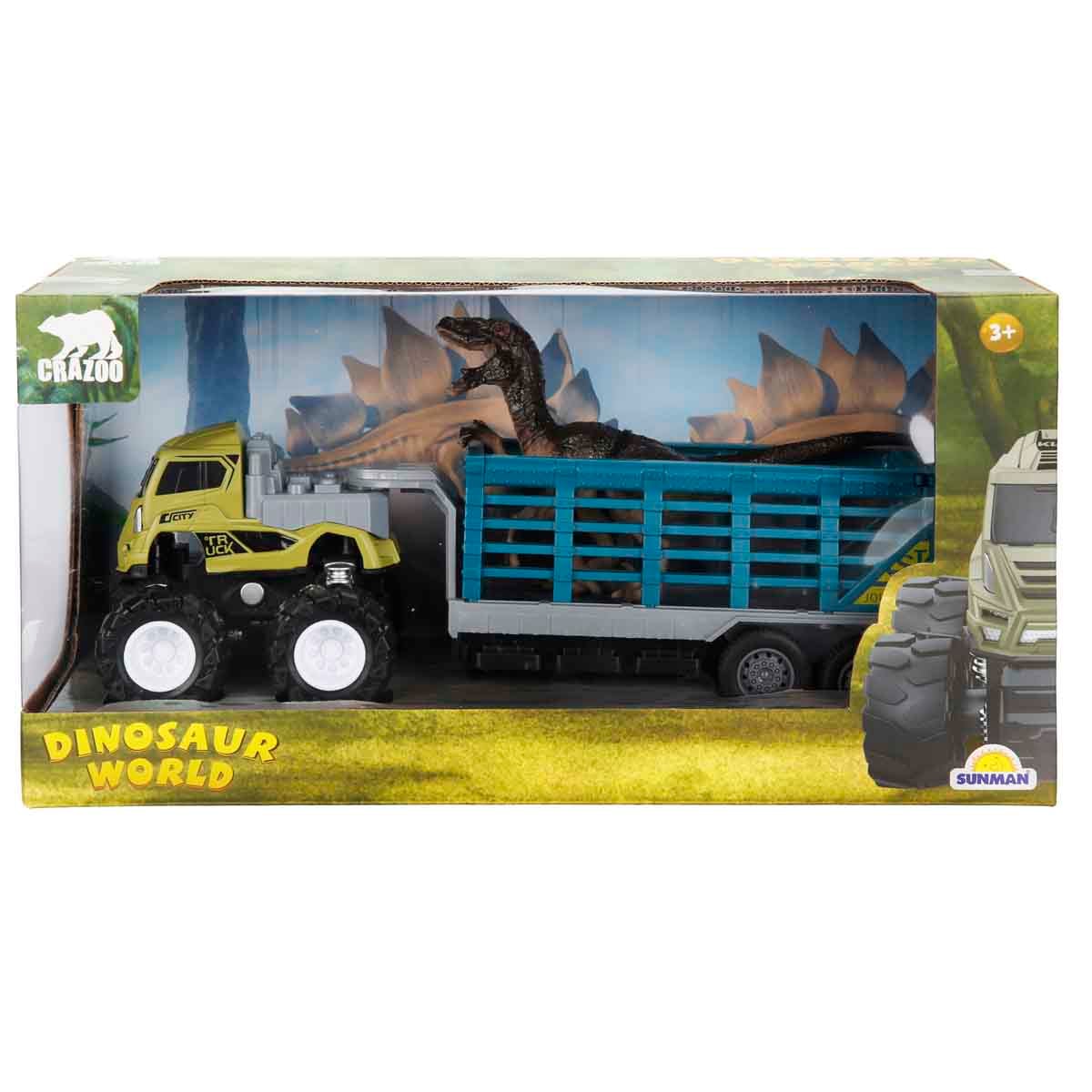 Camion Dinozauri Crazoo 26 cm Joc Creativ