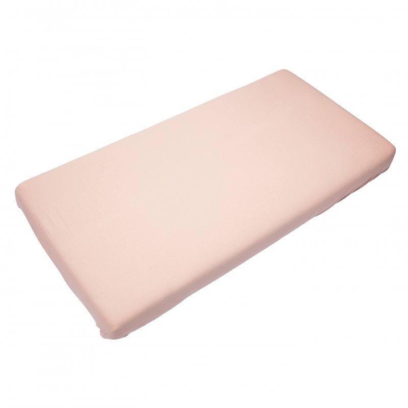 Cearsaf Bambus Misty Rose Timboo 90x200 cm - imagine 2