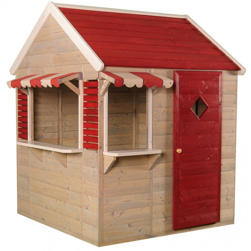 Căsuță Grădină Wendi Toys, Roșu, 1.55m - imagine 5