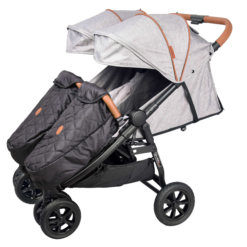 Carucior Gemeni Enzo Twin Grey Coletto, Modular - imagine 3