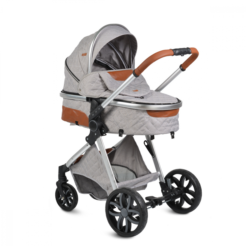 Moni Alma 2in1 Grey Transformabil, Aluminiu - imagine 4