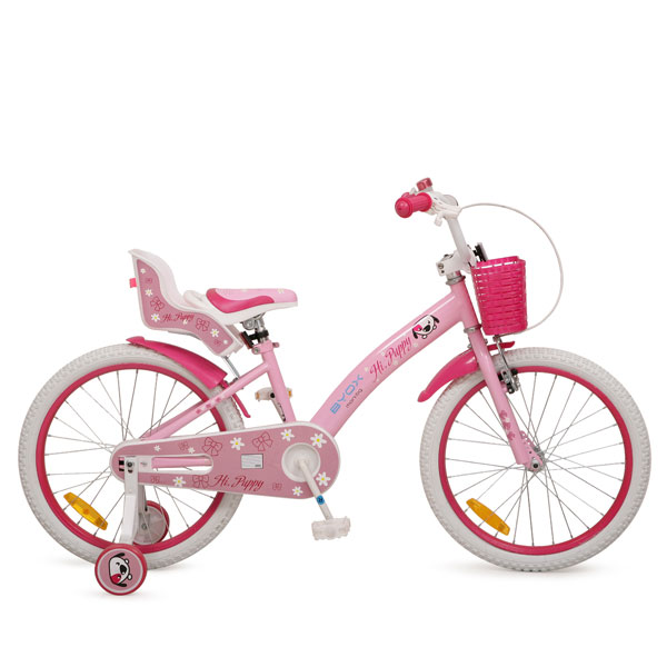 Bicicleta Byox Puppy 20 inch, cu Cosuri si Roti Ajutatoare