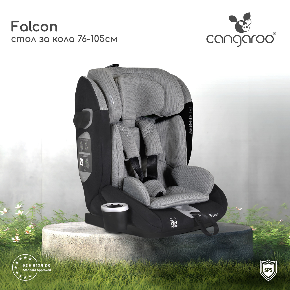 Cangaroo Falcon I-Size - Scaun Auto Premium - imagine 6
