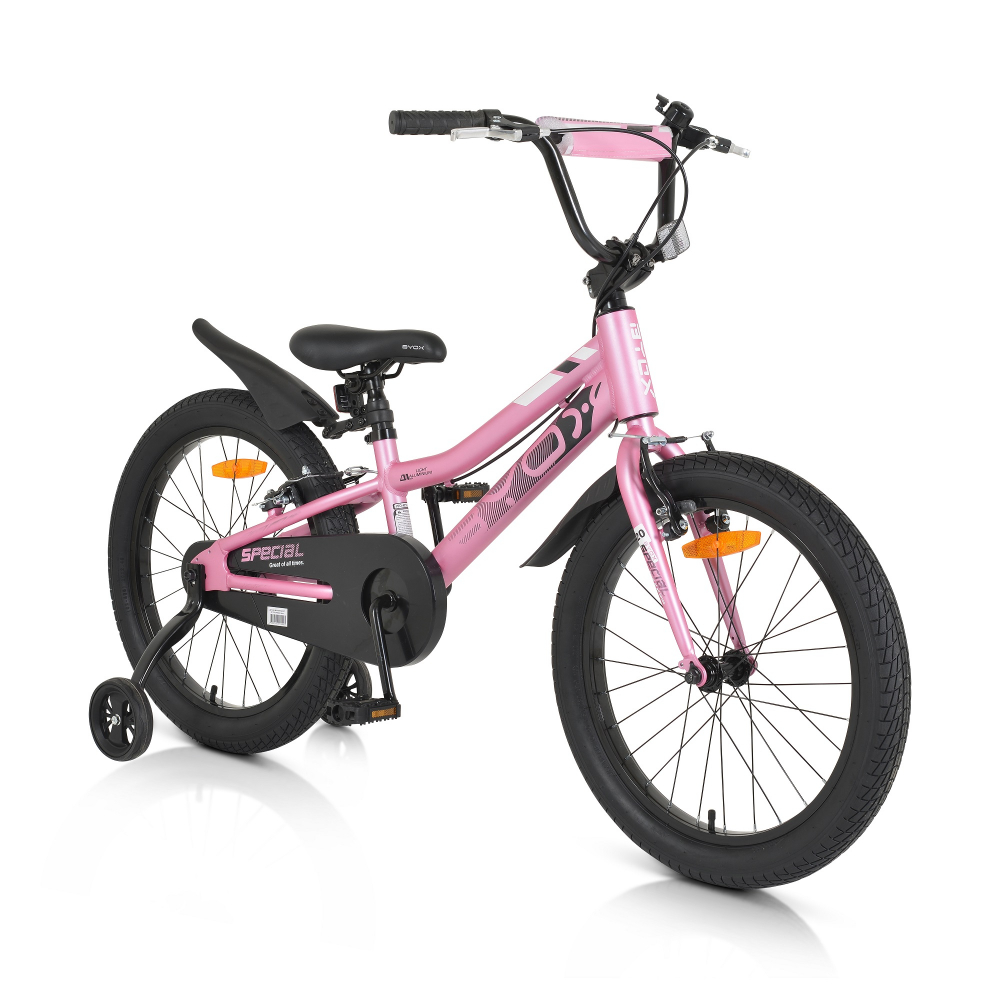 Bicicleta Byox Special Pink 20 inch cu Roti Ajutatoare - imagine 3