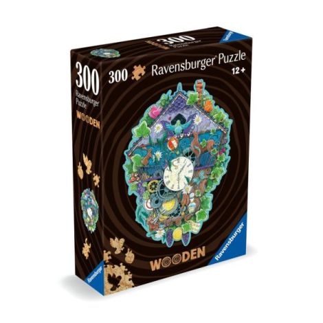 Ravensburger Puzzle Ceas Lemn 300 Piese - imagine 3
