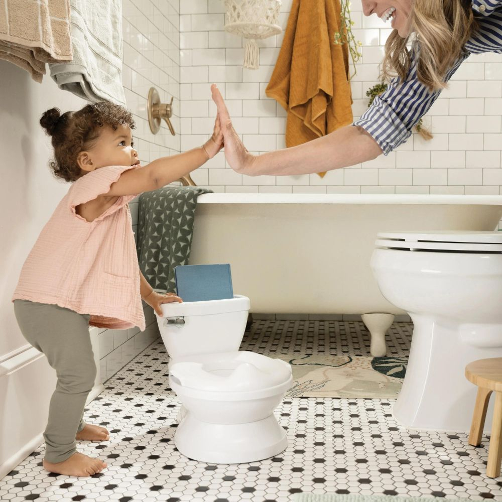 Olita cu sunete My Size Potty Pro, Alb, Ingenuity - imagine 5