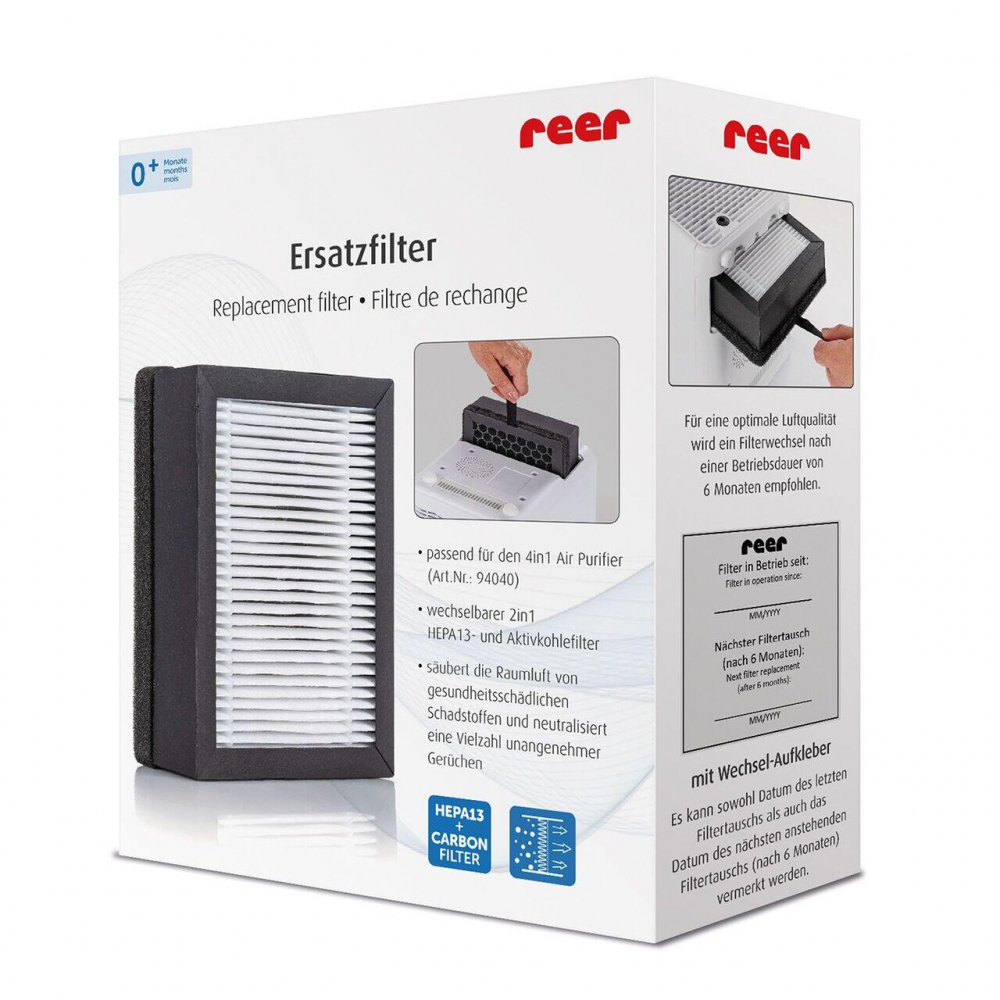 Filtru HEPA Reer cu Carbune Activ pentru Purificator - imagine 4