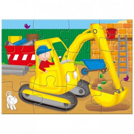 Set 4 Puzzle Vehicule Galt 3-6 Ani - imagine 5