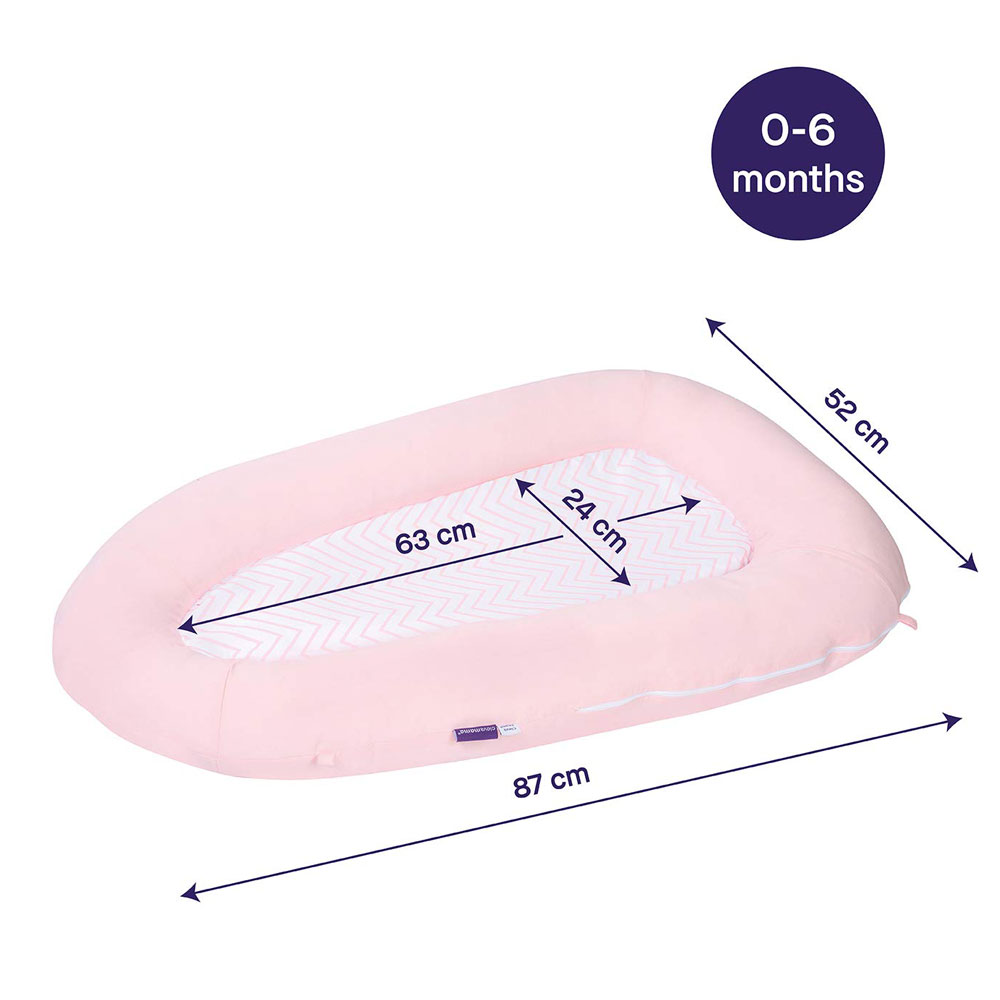 Pozitionator Clevamama Pink pentru bebelusi - imagine 3