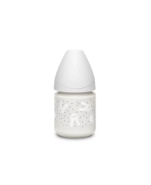 Biberon Sticlă Debit Lent Suavinex Hygge, 120ml