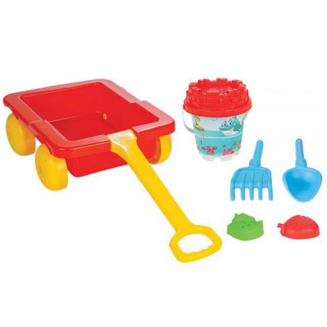 Set Jucării Nisip Pilsan Carucior + Accesorii