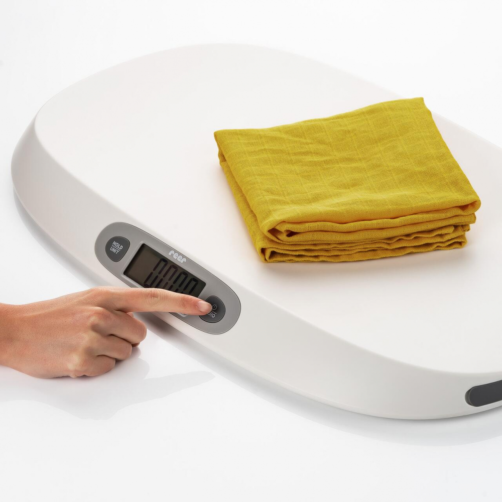 Cântar digital bebeluși Reer 25kg ecran iluminat - imagine 4