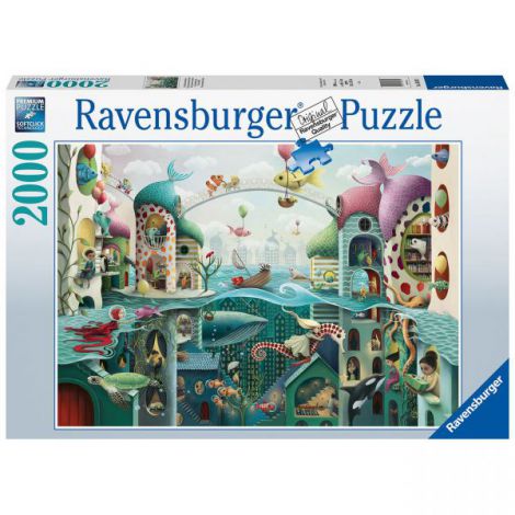 Puzzle Aventura Peștilor 2000 piese Ravensburger