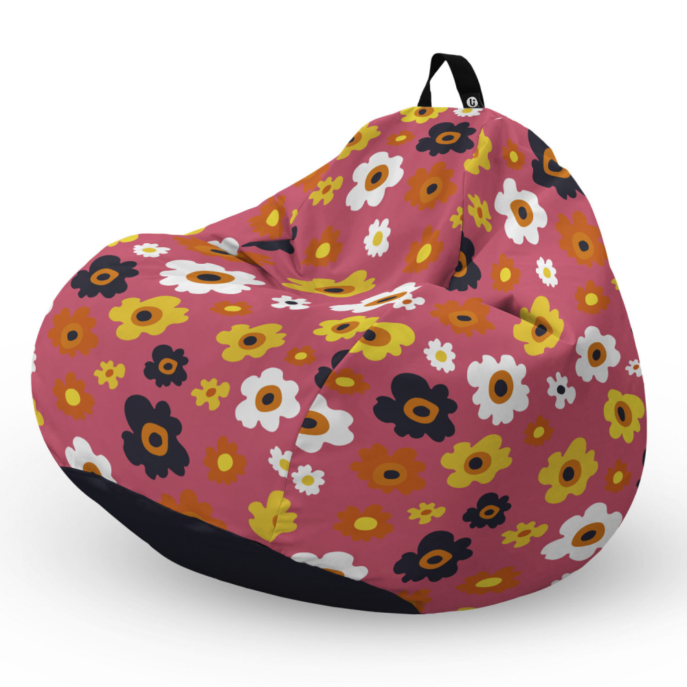 Fotoliu Puf Updeco Daisy Roz, Relaxare și Design - imagine 5