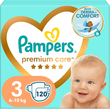 Pampers Premium Care 3 Mega Box, 120 buc - imagine 7