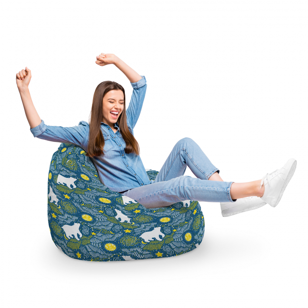 Fotoliu Puf XL Ursi Polari Updeco