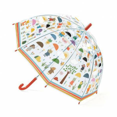 Umbrelă Djeco În ploaie, 70 cm, Design Original