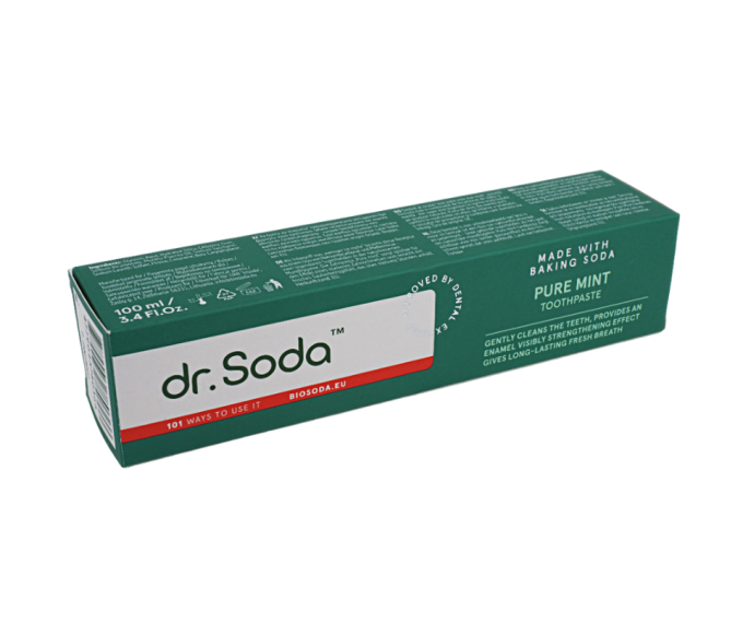 Pasta Dr.Soda cu Bicarbonat | Albire și Prospetime