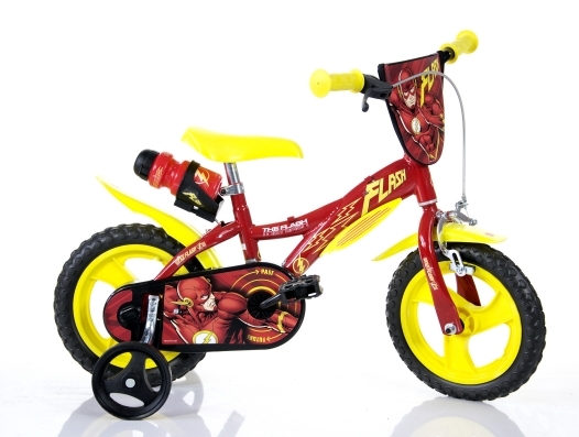 Bicicleta 12 Flash Dino Bikes, Silentioasă