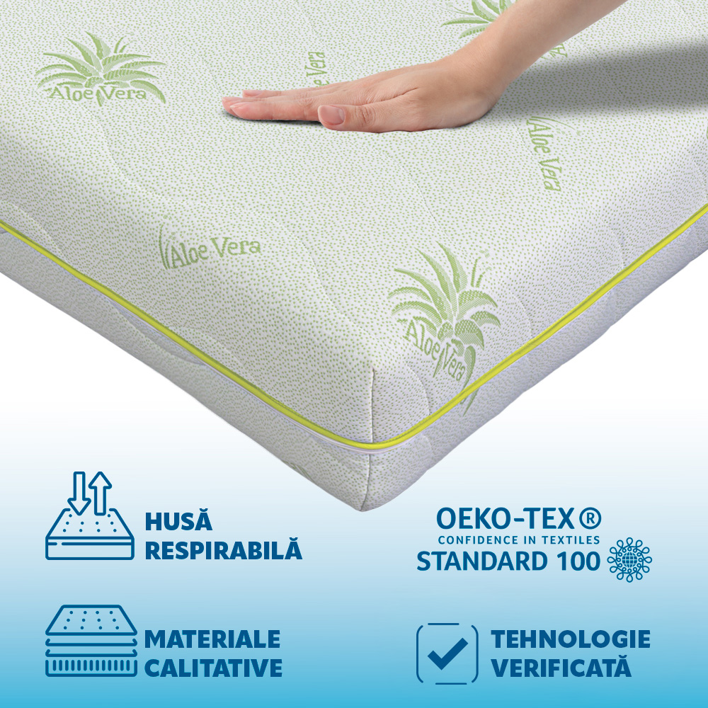 Saltea Ortopedicus Aloe Vera 140x200 cm