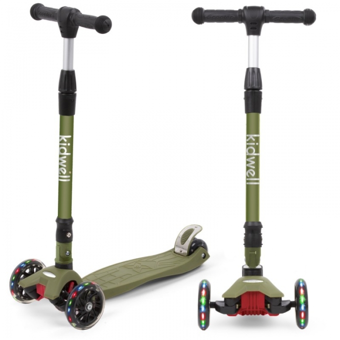 Trotineta Kidwell Vento Khaki Pliabilă cu Suspensie - imagine 2