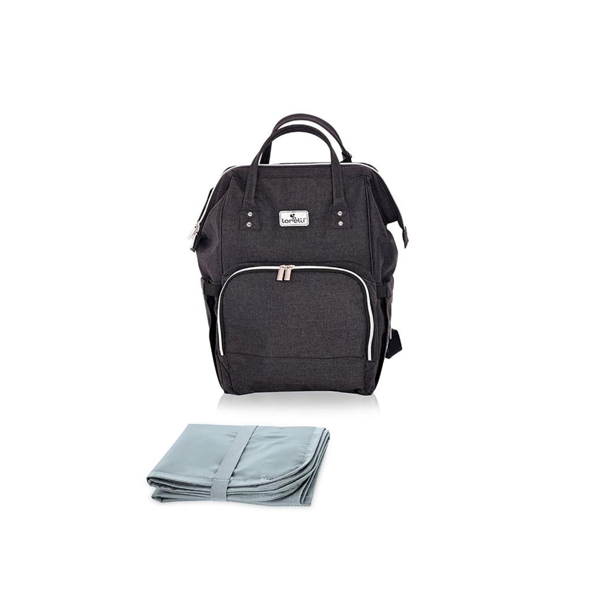 Rucsac 2-în-1 Lorelli Tina, Multicomp. Negru