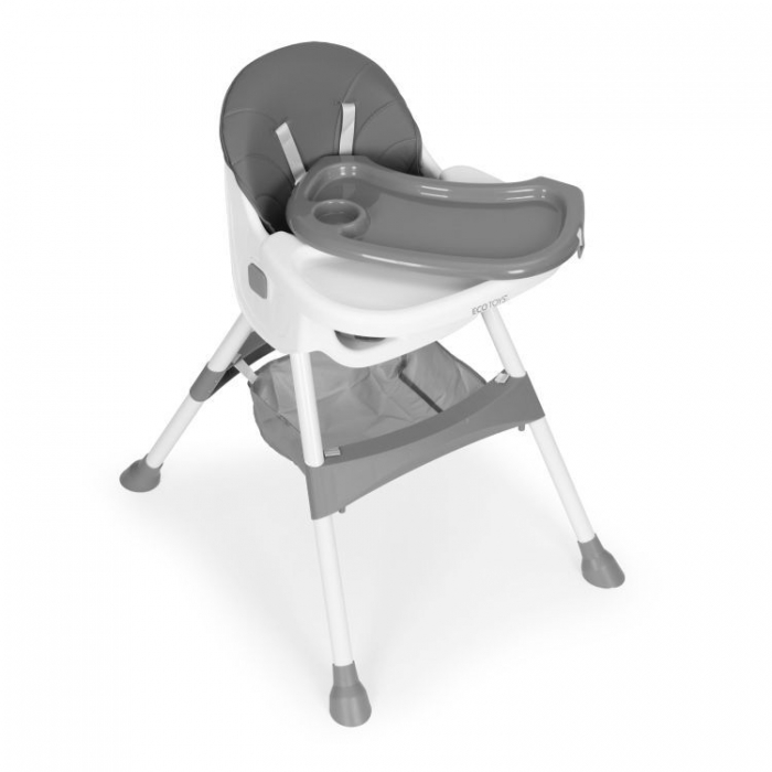 Scaun Masa Ecotoys HC521 Gri - Siguranță & Comfort - imagine 8