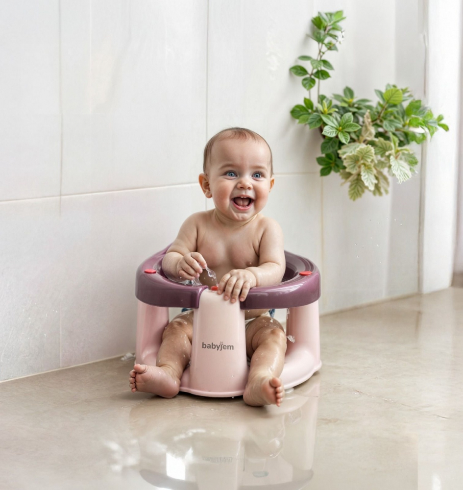 BabyJem Scaun Baie Bebeluși - Siguranță și Confort - imagine 3