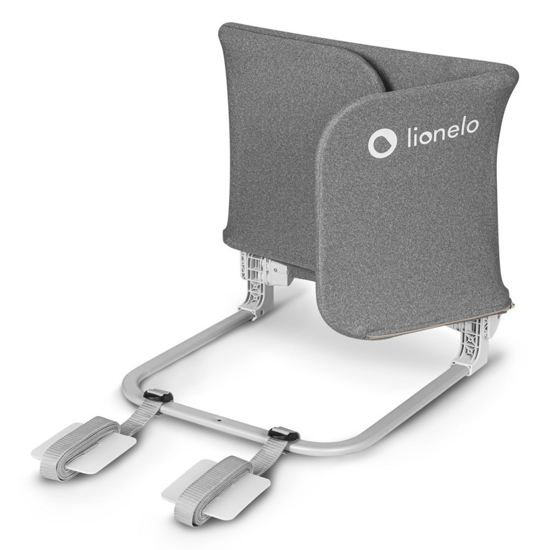 Bariera Protectie Lionelo Lora, Gri, 105x45 cm - imagine 5