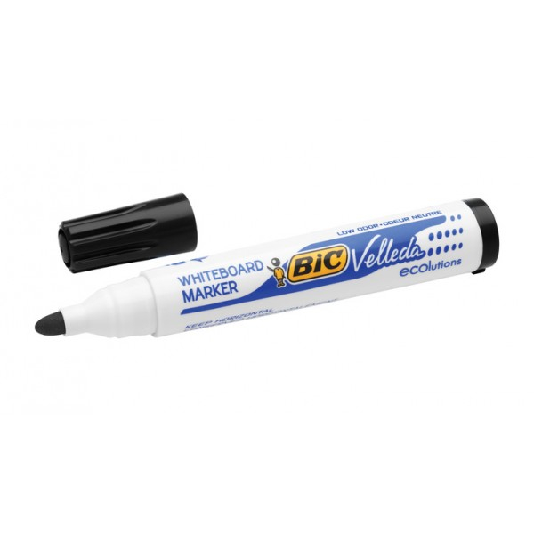 Marker Tabla Bic Velleda, Vârf Rotund 2.5 mm, Negru