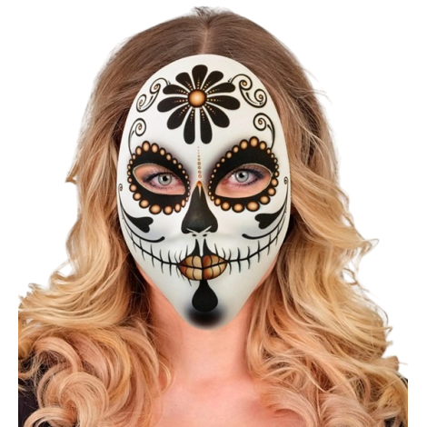 Masca Dia de Los Muertos Senora Widmann | Carnaval - imagine 2