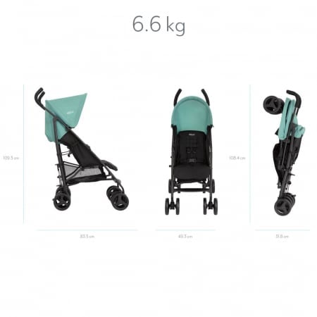 Graco EZLite Mint – Cărucior ușor și compact - imagine 8
