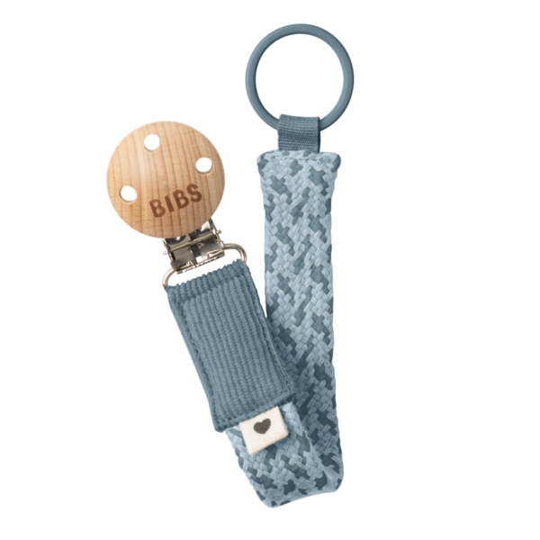 Lanțisor Clip Suzetă BIBS Petrol-Baby Blue - imagine 4