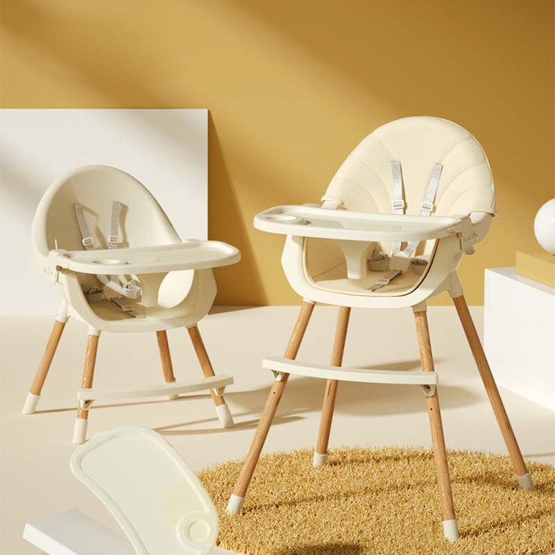 Scaun Little Mom Nordic White 2în1 - imagine 9