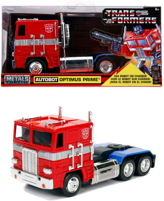 Mașinuță Metalică Transformers G1 Optimus Prime