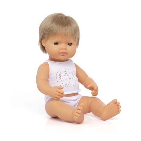 Păpușă educativă 38 cm băiat Miniland