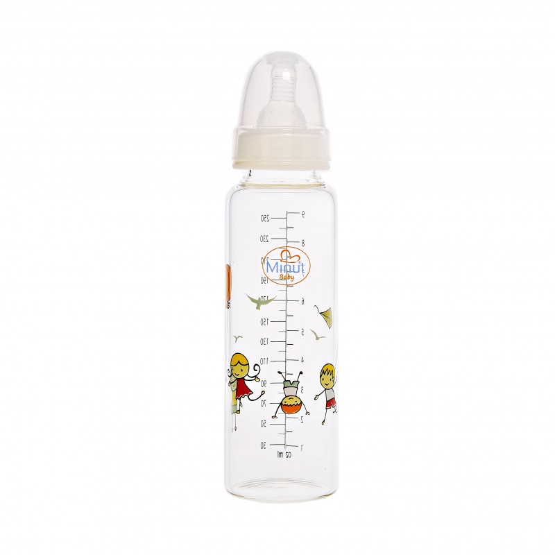 Biberon Sticlă Minut Baby 250ml, Fără BPA - imagine 4