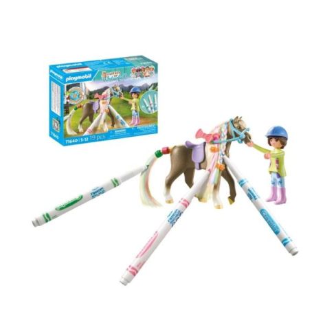 Playmobil Cal Colorabil Crayola - Jucărie Creativă