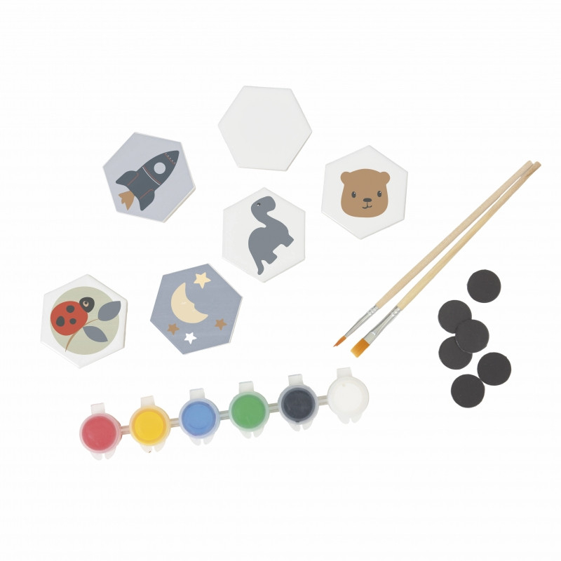 Set 6 Plăci Hexagonale Pictat | Egmont Toys