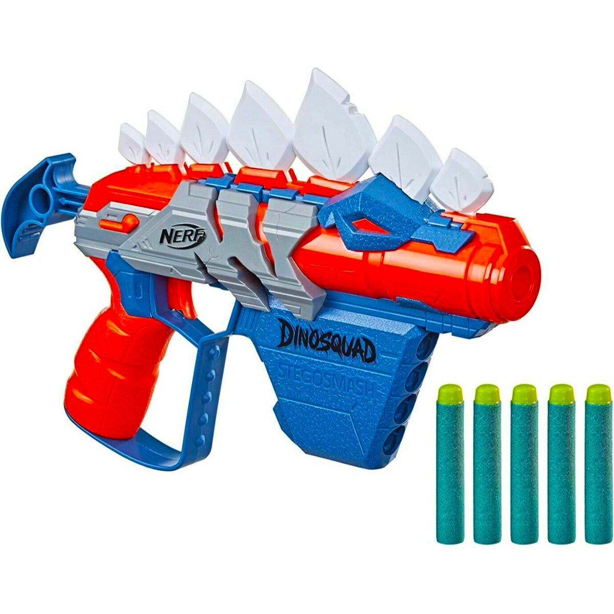 Nerf DinoSquad Stegosmash - Blaster cu Tintire Rapida